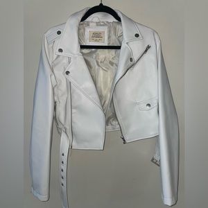 White Leather Jacket